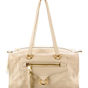 Louis Vuitton Inspiree M93416 Beige Monogram Empreinte Leather Shoulder Bag Tote